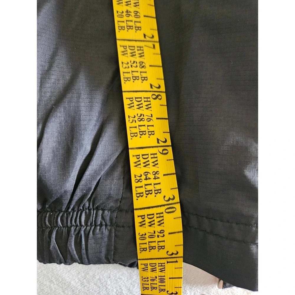 Nike Team Rugged Track Pants Womens L Black White Pipin‎ Zip Cuffs Vintage Y2K